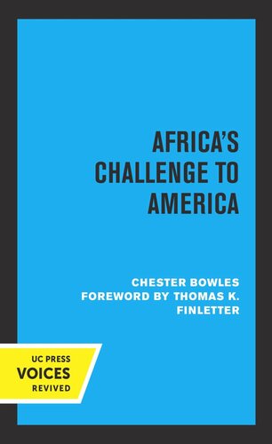 Africas Challenge To America Reprint 2019 Chester Bowles