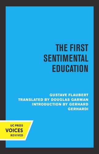 The First Sentimental Education Reprint 2019 Gustave Flaubert
