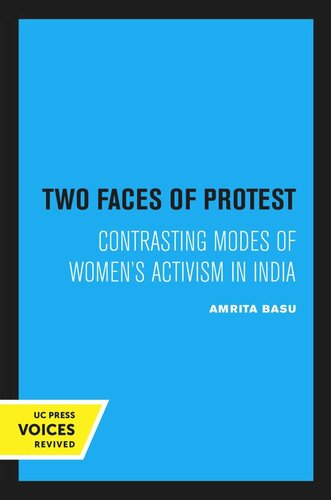 Two Faces Of Protest Reprint 2020 Amrita Basu