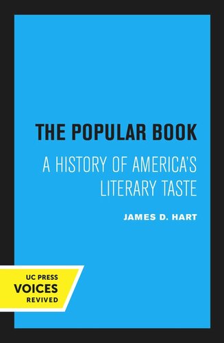 The Popular Book 3rd Printing1st Paperbound Ed Reprint 2020 James D Hart