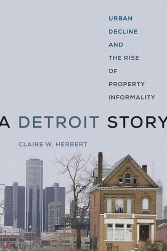 A Detroit Story Urban Decline And The Rise Of Property Informality Claire W Herbert