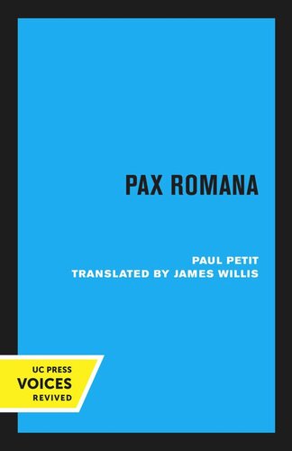 Pax Romana Reprint 2020 Paul Petit James Willis