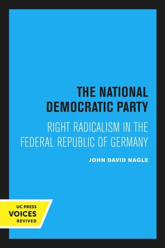 The National Democratic Party Reprint 2020 John David Nagle