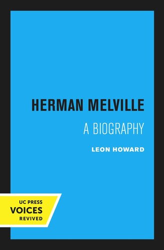 Herman Melville 3rd Printing Reprint 2020 Leon Howard Robert Else