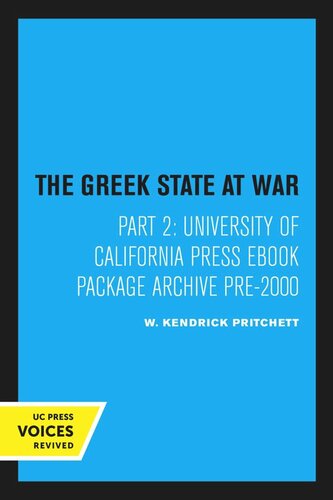 The Greek State At War Part 2 Reprint 2020