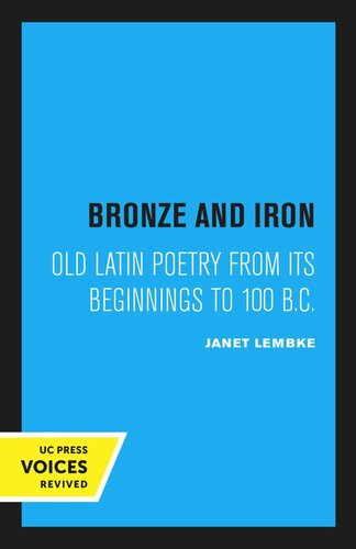 Bronze And Iron Reprint 2020 Janet Lembke