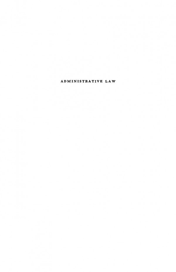 Administrative Law Reprint 2020 Peter Woll