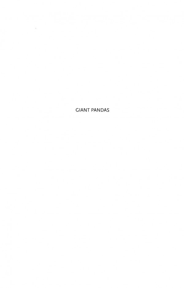 Giant Pandas Biology And Conservation Don Lindburg Editor Karen Baragona Editor