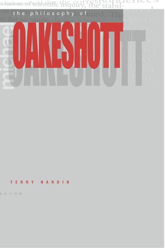 The Philosophy Of Michael Oakeshott Terry Nardin