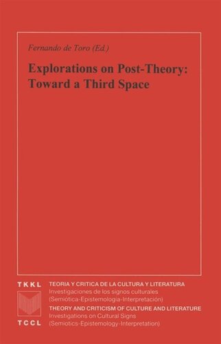 Explorations On Posttheory Toward A Third Space Fernando De Toro Editor