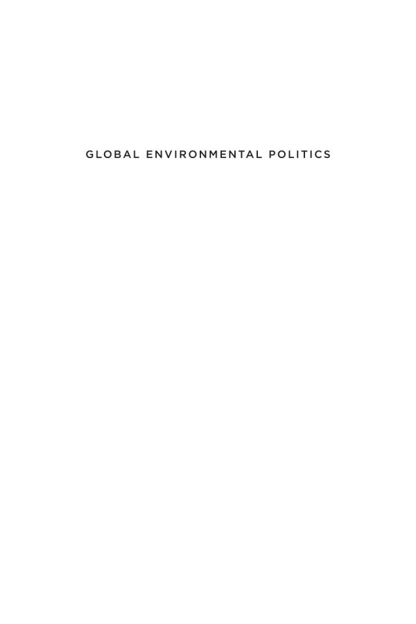 Global Environmental Politics The Transformative Role Of Emerging Economies Johannes Urpelainen