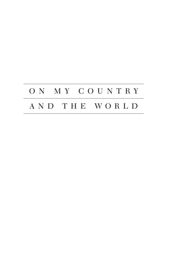 On My Country And The World Mikhail Gorbachev William Taubman