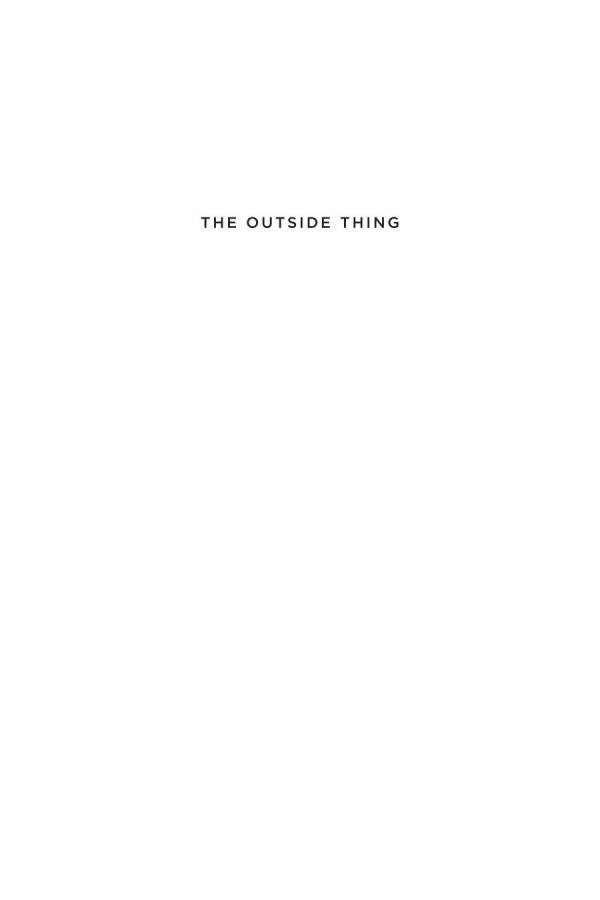 The Outside Thing Modernist Lesbian Romance Hannah Roche