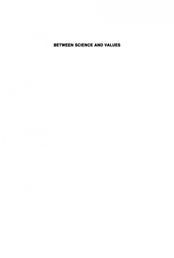 Between Science And Values Loren R Graham