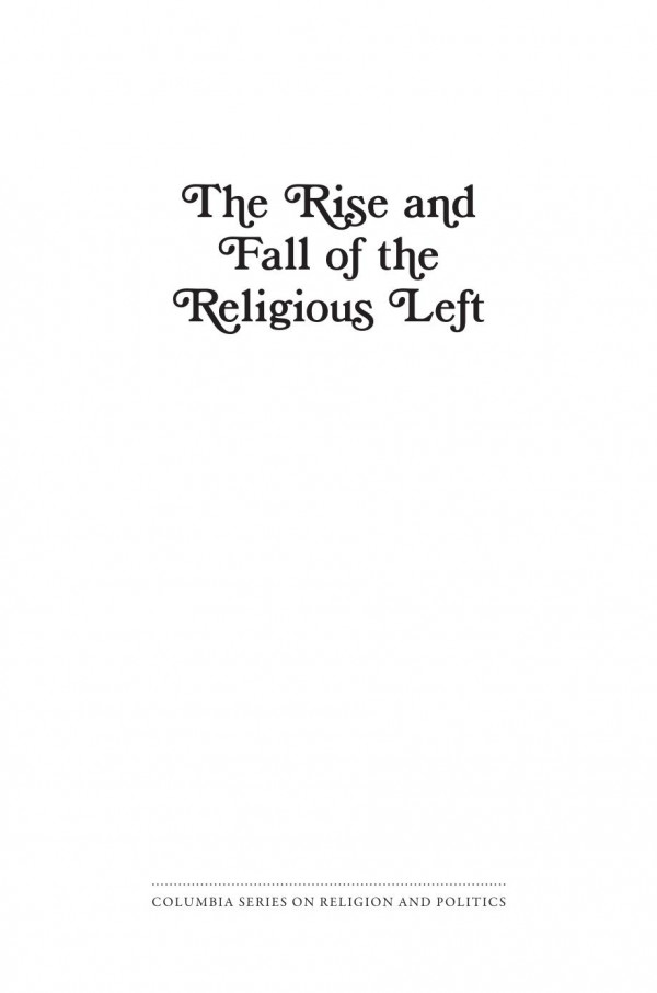 The Rise And Fall Of The Religious Left Politics Television And Popular Culture In The 1970s And Beyond L Benjamin Rolsky