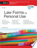 Law Forms Of Personal Use 12th Edition 12th The Editors Of Nolo