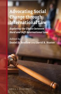 Advocating Social Change Through International Law Exploring The Choice Between Hard And Soft International Law 1st Edition Daniel Bradlow David Hunter