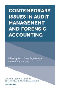 Contemporary Issues In Audit Management And Forensic Accounting 1st Edition Simon Grima Engin Boztepe Peter J Baldacchino