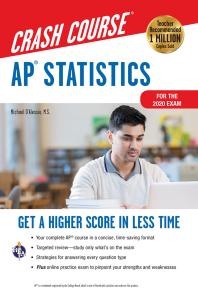 Ap Statistics Crash Course For The 2020 Exam Book Online 2nd Edition Michael Dalessio