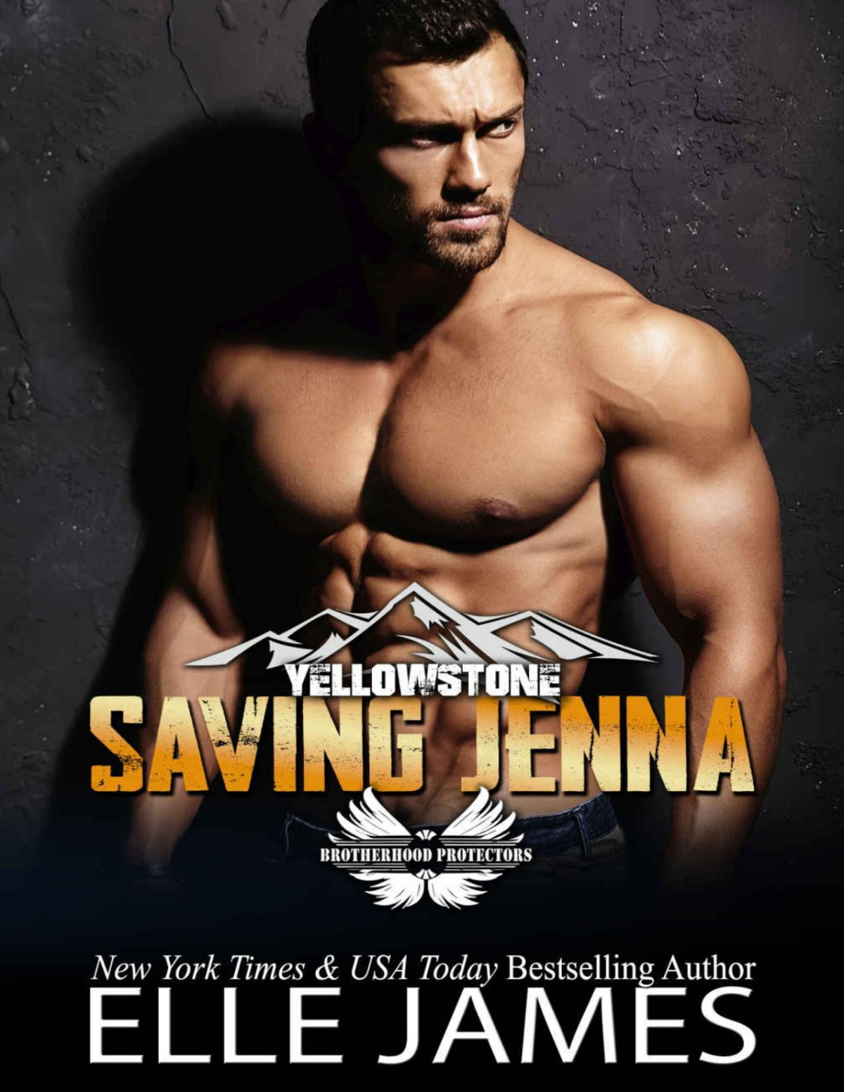 Saving Jenna Brotherhood Protectors Yellowstone Book 7 1st Edition Elle James