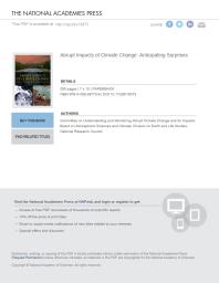 Abrupt Impacts Of Climate Change Anticipating Surprises 1st Edition National Research Council Division On Earth And Life Studies Board On Atmospheric Sciences And Climate Committee On Understanding And Monitoring Abrupt Climate Change And Its Impacts