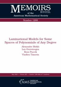 Laminational Models For Some Spaces Of Polynomials Of Any Degree 1st Edition Alexander Blokh Lex Oversteegen Ross Ptacek