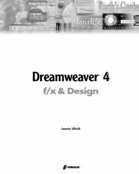 Dreamweaver 4 Fx Design Laurie Ann Ulrich