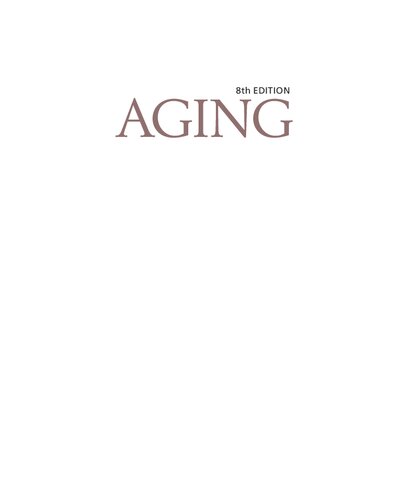 Aging Concepts And Controversies 8th Edition Harry R Moody