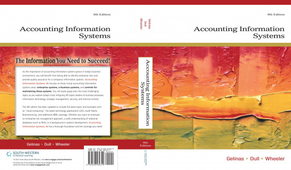 Accounting Information Systems 9th Edition Ulric J Gelinas Jr