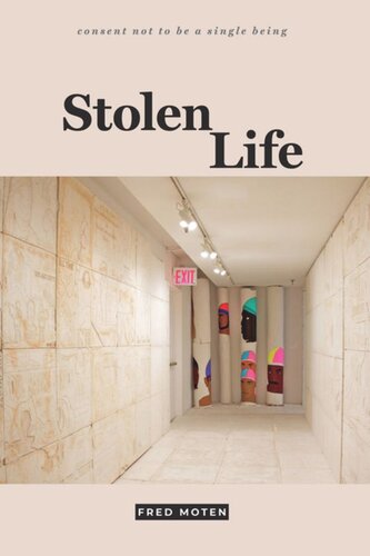 Stolen Life Fred Moten