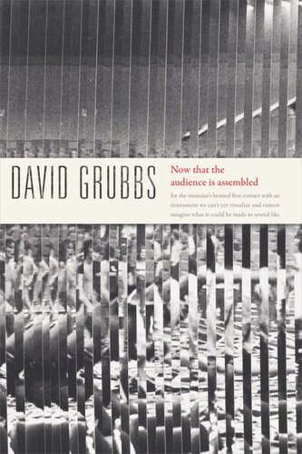 Now That The Audience Is Assembled David Grubbs