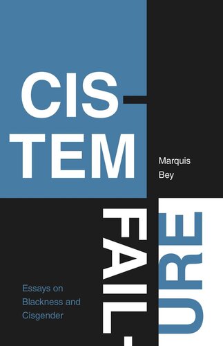 Cistem Failure Essays On Blackness And Cisgender Marquis Bey