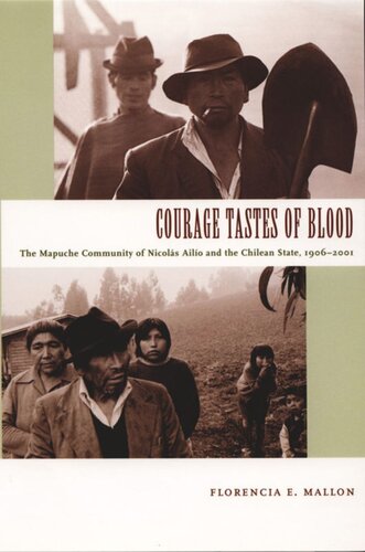 Courage Tastes Of Blood The Mapuche Community Of Nicols Ailo And The Chilean State 19062001 Florencia E Mallon Editor Daniel J Walkowitz Editor