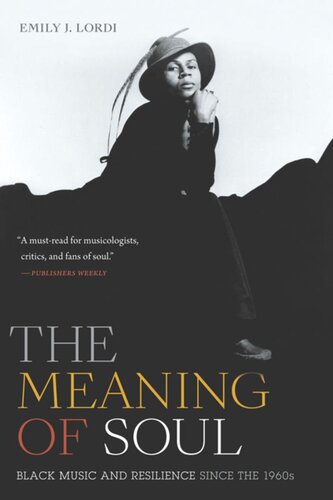 The Meaning Of Soul Black Music And Resilience Since The 1960s Emily J Lordi