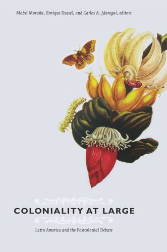 Coloniality At Large Latin America And The Postcolonial Debate Mabel Moraa Editor Enrique Dussel Editor Carlos A Juregui Editor