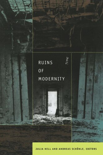 Ruins Of Modernity Julia Hell Editor Andreas Schnle Editor Julia Adams Editor George Steinmetz Editor