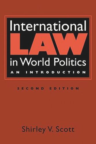 International Law In World Politics An Introduction Shirley V Scott