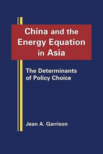 China And The Energy Equation In Asia The Determinants Of Policy Choice Jean A Garrison