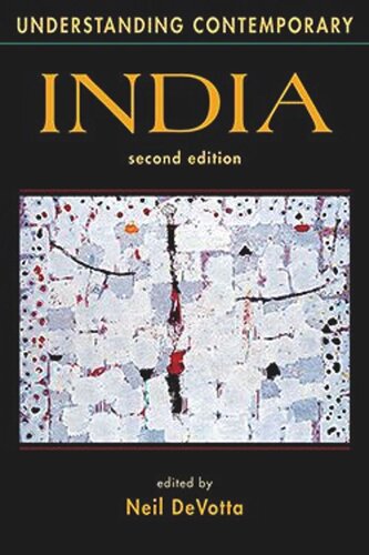 Understanding Contemporary India Neil Devotta Editor