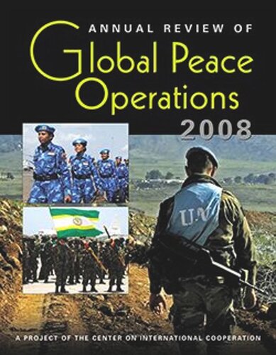 Annual Review Of Global Peace Operations 2008 Center On International Cooperation