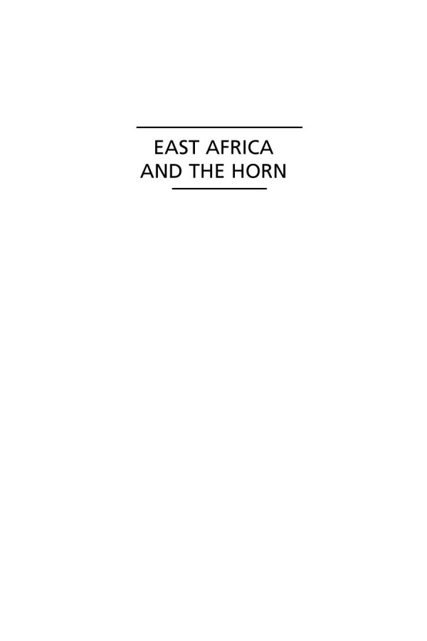 East Africa And The Horn Confronting Challenges To Good Governance Dorina A Bekoe Editor