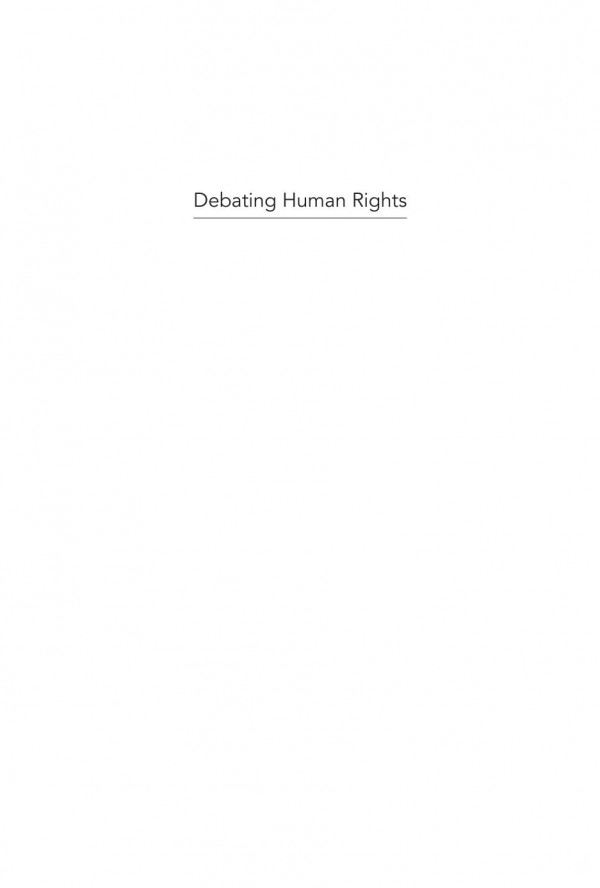 Debating Human Rights Daniel Pl Chong