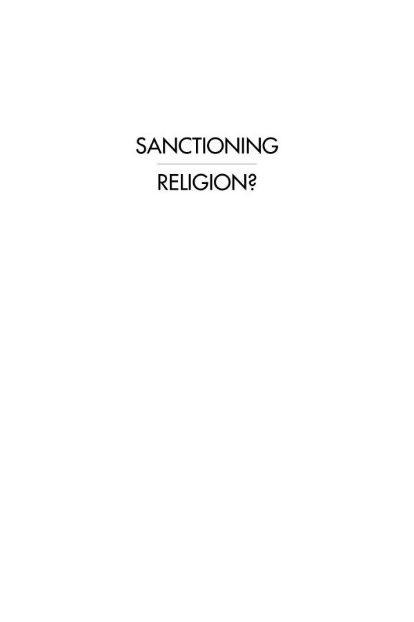 Sanctioning Religion Politics Law And Faithbased Public Services David K Ryden Editor Jeffrey Polet Editor