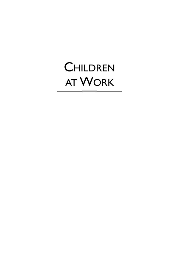 Children At Work Child Labor Practices In Africa Anne Kielland Maurizia Tovo