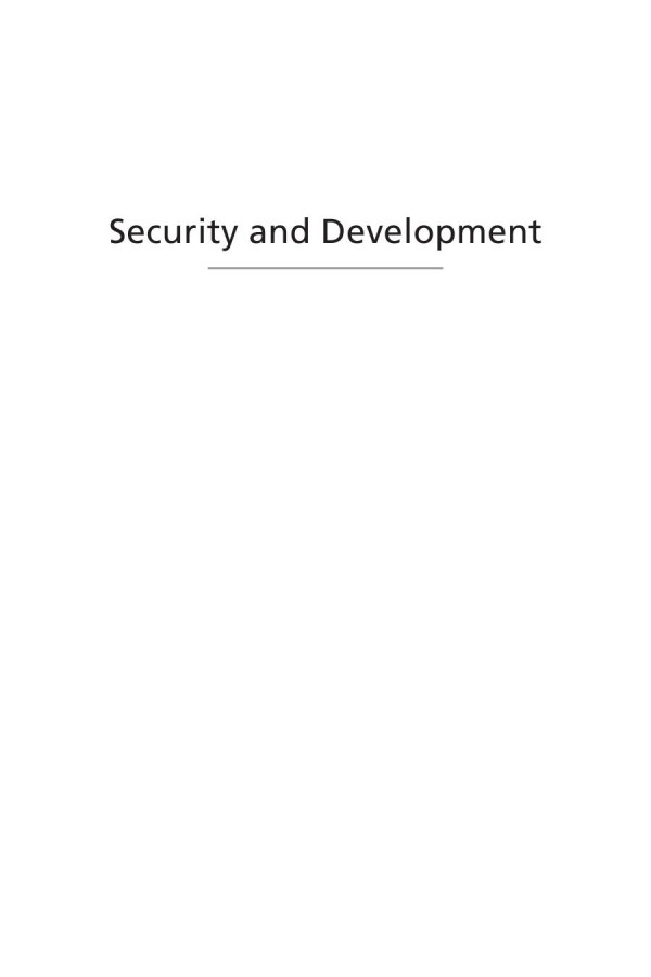 Security And Development Searching For Critical Connections Necl Tschirgi Editor Michael S Lund Editor Francesco Mancini Editor