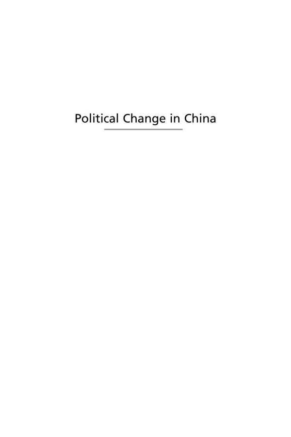 Political Change In China Comparisons With Taiwan Bruce Gilley Editor Larry Diamond Editor