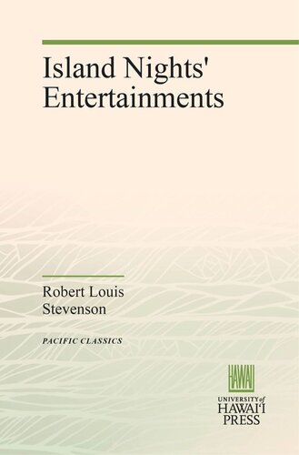 Island Nights Entertainments Robert Louis Stevenson
