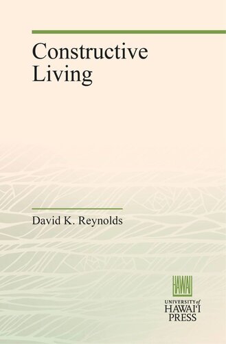 Constructive Living David K Reynolds