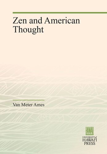 Zen And American Thought Van Meter Ames