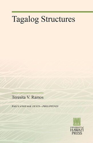 Tagalog Structures Teresita V Ramos